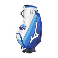 Torba golfowa Mizuno Tour Staff 2025 – Cart Bag – biało niebieska. Białe torby na ramię męskie Mizuno, z bawełny, na ramię, duże. Za 1,239.47 zł.