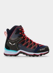Buty damskie Salewa Mountain Trainer Lite Mid GTX. Niebieskie obuwie trekkingowe damskie Salewa, z gore-texu, bez zapięcia. Za 879.99 zł.