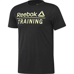 Koszulka sportowa damska Reebok Ree Training Spe. Czarne koszulki sportowe damskie Reebok, bez wzorów, bez ramiączek. Za 132.00 zł.