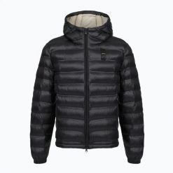 Kurtka męska Blauer USA Charles. Czarne kurtki męskie Blauer, l, bez wzorów, z materiału, bez kaptura. Za 1,129.00 zł.