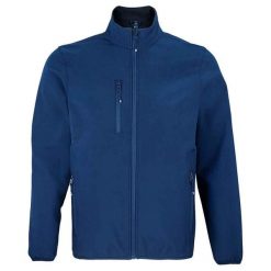 Męska Kurtka Soft Shell Falcon. Niebieskie kurtki męskie SOL'S, m, bez wzorów, sportowe, bez kaptura. Za 285.99 zł.