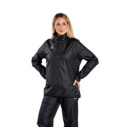 Wodoodporna kurtka Erima Team. Czarne kurtki męskie Erima, m, bez wzorów, bez kaptura. Za 173.50 zł.