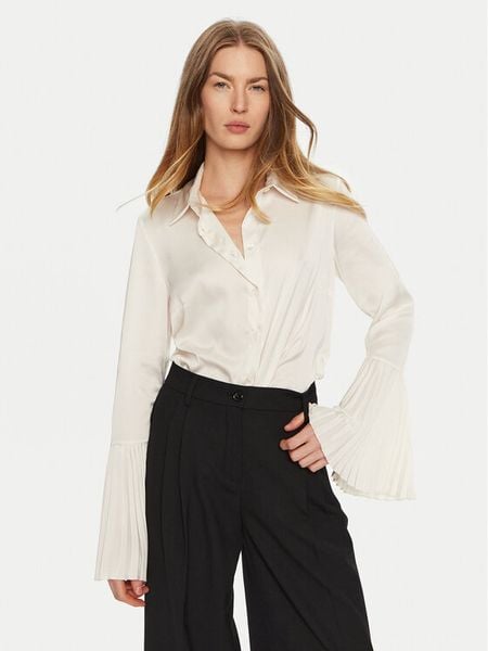 Imperial Koszula CMF3IDGP Beżowy Relaxed Fit. Brązowe koszule damskie Imperial, xs, bez wzorów, z syntetyku, bez kołnierzyka, bez ramiączek. Za 229.99 zł.