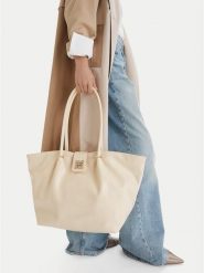 Nine West Torebka CEO-Corsia-LA374-5201 Écru. Shopperki damskie Nine West, bez wzorów, z materiału, bez dodatków. Za 269.99 zł.