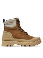 Pepe Jeans Trapery PLS50538 Brązowy. Brązowe trapery damskie Pepe Jeans, z jeansu, bez zapięcia. Za 349.99 zł.
