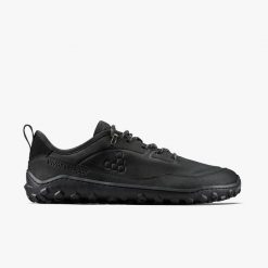 Buty męskie Vivobarefoot TRACKER LEATHER AT LOW II MENS OBSIDIAN (309623-02). Czarne buty zimowe męskie Vivobarefoot, bez wzorów, bez obcasa, bez zapięcia. Za 589.00 zł.