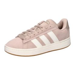 Buty ADIDAS GRAND COURT ALPHA 0 Nago. Brązowe obuwie sportowe damskie Adidas, bez wzorów, ze skóry, bez zapięcia, trekkingowe. Za 289.99 zł.