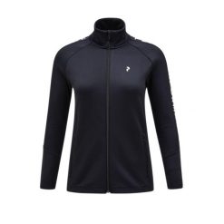 Bluza damska Peak Performance Rider Zip Jacket. Czarne bluzy damskie Peak Performance, na zimę, m, bez wzorów, sportowe, bez ramiączek, bez kaptura. W wyprzedaży za 649.00 zł.
