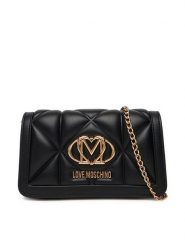 LOVE MOSCHINO Torebka JC5640PP1NLC0000 Czarny. Czarne torebki do ręki damskie Love Moschino, bez wzorów, ze skóry, bez dodatków. Za 409.99 zł.