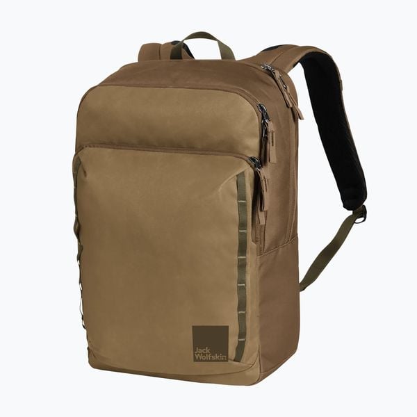 Plecak miejski Jack Wolfskin Hasensprung. Brązowe plecaki męskie Jack Wolfskin, bez wzorów. Za 269.99 zł.