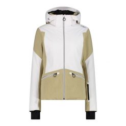 Kurtka damska narciarska CMP 34W4426. Białe kurtki sportowe damskie CMP, na zimę, l, bez wzorów, bez ramiączek, bez kaptura, narciarskie. W wyprzedaży za 1,167.00 zł.