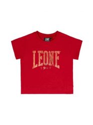 Bluza z bawełna na czas wolny na co dzień. Białe bluzy damskie LEONE 1947 APPAREL, bez wzorów, z bawełny, bez ramiączek, bez kaptura. Za 109.46 zł.