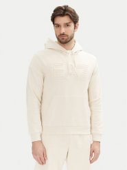 EA7 Emporio Armani Bluza 7M000152 AF10432 U1079 Écru Regular Fit. Bluzy męskie EA7 Emporio Armani, m, bez wzorów, z bawełny, bez ramiączek, bez kaptura. Za 249.99 zł.