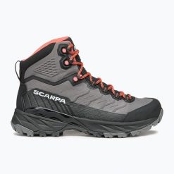 Buty trekkingowe damskie SCARPA Rush TRK LT GTX. Szare obuwie trekkingowe damskie Scarpa, z materiału, bez zapięcia. Za 789.99 zł.