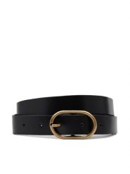 Calvin Klein Jeans Pasek Damski Casual Center Pin Buckle 25Mm LV04K7010G Czarny. Czarne paski damskie Calvin Klein Jeans, bez wzorów, z jeansu. Za 119.99 zł.