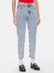 Tommy Jeans Jeansy Izzie Hgh Sl Ank Cg4114 DW0DW17453 Niebieski Slim Fit. Niebieskie jeansy damskie Tommy Jeans, bez wzorów, z bawełny. Za 279.99 zł.