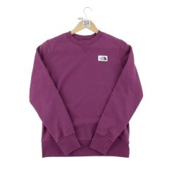 The North Face Bluza damska. Fioletowe bluzy damskie The North Face, l, bez wzorów, sportowe, bez ramiączek, bez kaptura. Za 127.76 zł.