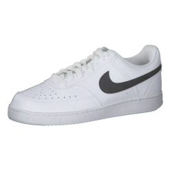Buty męskie sportowe do chodzenia Nike COURT VISION LO NN. Białe buty sportowe męskie Nike, bez wzorów, z materiału, bez zapięcia, trekkingowe, Nike Court. Za 299.99 zł.