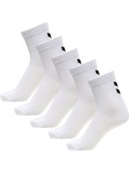 Skarpetki Hummel HmlMake My Day Sock (x5). Białe skarpetki damskie Hummel, bez wzorów, z bawełny. Za 127.50 zł.