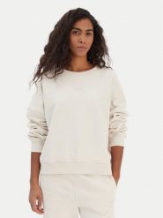 BOSS Bluza C_Ever 50554711 Beżowy Oversize. Brązowe bluzy damskie Boss, xs, bez wzorów, z bawełny, bez ramiączek, bez kaptura. Za 549.99 zł.