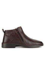 Go Soft Botki GARY-41 MI18 Brązowy. Brązowe botki męskie GO SOFT, bez wzorów, ze skóry, bez obcasa, bez zapięcia. Za 249.99 zł.