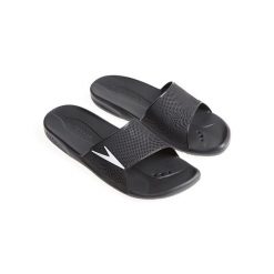 Klapki Basenowe Męskie Speedo Atami II Max AM. Białe klapki męskie Speedo, bez wzorów, z materiału, bez zapięcia. Za 71.99 zł.