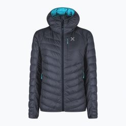 Kurtka damska Montura Pure Duvet. Niebieskie kurtki sportowe damskie MONTURA, na zimę, bez wzorów, bez ramiączek, bez kaptura, narciarskie. Za 1,059.00 zł.