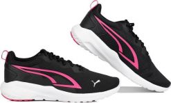 Puma Buty damskie Puma All-Day Active czarno-różowe 386269 09 37. Czarne obuwie sportowe damskie Puma, bez wzorów, bez zapięcia. Za 238.02 zł.