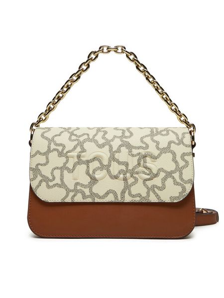 TOUS Torebka Kaos Icon 2002185443 Brązowy. Brązowe listonoszki damskie tous, bez wzorów, ze skóry, bez dodatków. Za 999.99 zł.