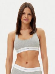 Calvin Klein Underwear Biustonosz top LV00QF8018 Szary. Szare biustonosze Calvin Klein Underwear, l, bez wzorów, z bawełny, bez kołnierzyka, bez ramiączek. Za 149.99 zł.