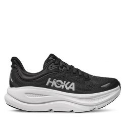 Buty do biegania Hoka. Czarne obuwie sportowe damskie HOKA, bez wzorów, bez zapięcia, do biegania. Za 699.99 zł.