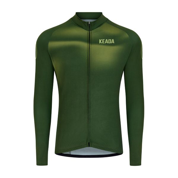 Męska koszulka rowerowa z długim rękawem - Onwards Four. Zielone bluzy męskie KEADA SPORTS, m, bez wzorów, sportowe, bez ramiączek, bez kaptura. Za 332.00 zł.