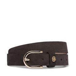 Pasek BOSS. Brązowe paski damskie Boss, bez wzorów. Za 379.99 zł.