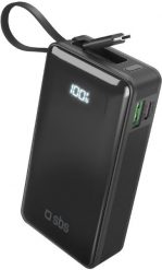 SBS LCD Power Bank 10000 mAh melna - Portativais barosanas avots. Powerbanki SBS Mobile. Za 116.09 zł.
