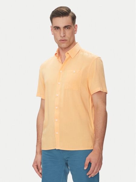 Blend Koszula 20716363 Pomarańczowy Regular Fit. Brązowe koszule męskie Blend, m, bez wzorów, z wiskozy, bez kołnierzyka, bez ramiączek. Za 69.99 zł.