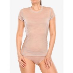 Koszulka merino damska Sensor Merino Air Tee SS. Czerwone koszulki sportowe damskie Sensor, bez wzorów, bez ramiączek. Za 240.99 zł.