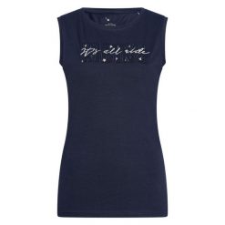 Damski tank top Imperial Riding Smiley Stars. Niebieskie topy damskie IMPERIAL RIDING, bez wzorów, eleganckie, bez kołnierzyka, bez ramiączek. Za 140.50 zł.