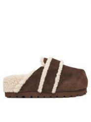 Inuikii Klapki Chunky Loafer 1011.005.0031 Brązowy. Brązowe klapki damskie Inuikii, bez wzorów, ze skóry, bez obcasa, bez zapięcia. Za 1,279.00 zł.