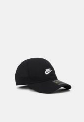 Czapka Futura z zakrzywionym daszkiem. Czarne czapki damskie Nike, bez wzorów. Za 94.75 zł.