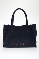 Torebka shopper TWINSET U&B. Shopperki damskie Twinset U&B, bez wzorów, bez dodatków. Za 519.00 zł.