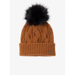 Czapka zimowa damska Columbia Boundless Days Cable Knit Pom Beanie - camel brown. Brązowe czapki damskie Columbia, na zimę, bez wzorów, sportowe. Za 89.99 zł.
