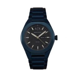 Zegarek Armani Exchange. Niebieskie zegarki męskie Armani Exchange, bez wzorów. Za 889.99 zł.