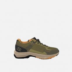 Buty trekkingowe Garmont 9.81 HI-Ride. Zielone buty zimowe męskie Garmont, bez wzorów, bez obcasa, bez zapięcia. W wyprzedaży za 280.00 zł.