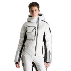 Damska kurtka narciarska Rossignol Stellar. Białe kurtki sportowe damskie Rossignol, na zimę, s, bez wzorów, bez ramiączek, bez kaptura, narciarskie. W wyprzedaży za 3,180.00 zł.