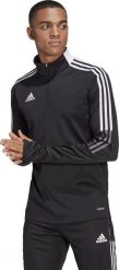 Adidas Bluza adidas TIRO 21 Warm Top GM7354 GM7354 czarny S. Czarne bluzy męskie Adidas, m, bez wzorów, bez ramiączek, bez kaptura. Za 104.55 zł.