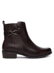 Caprice Botki 9-25403-45 Brązowy. Brązowe botki damskie Caprice, bez wzorów, ze skóry, bez obcasa, na płaskiej podeszwie, bez zapięcia. Za 489.99 zł.
