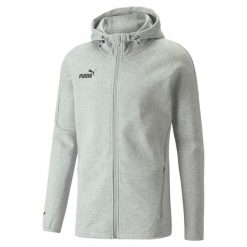 Bluza z kapturem Puma Teamfinal Casuals Hooded Jkt, Mężczyźni. Szare bluzy męskie Puma, m, bez wzorów, z bawełny, z kapturem. Za 249.00 zł.