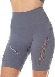 Brubeck LB10440 Legginsy damskie GYM z krótką nogawką szary L. Szare legginsy damskie Brubeck, bez wzorów. Za 131.79 zł.