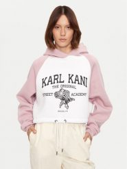 Karl Kani Bluza Street Academy 61210024 Różowy Loose Fit. Czerwone bluzy damskie Karl Kani, xs, bez wzorów, z bawełny, street, bez ramiączek, bez kaptura. Za 279.99 zł.