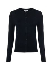 Marie Lund Kardigan damski Kobiety wiskoza czarny jednolity, L. Czarne kardigany damskie Marie Lund, l, bez wzorów, z wiskozy, eleganckie, bez kołnierzyka. Za 229.95 zł.